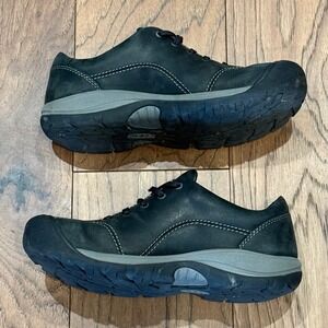 Keen Presidio Womens Leather Walking Shoes Sneakers 9